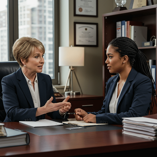 2 abogadas trabajando