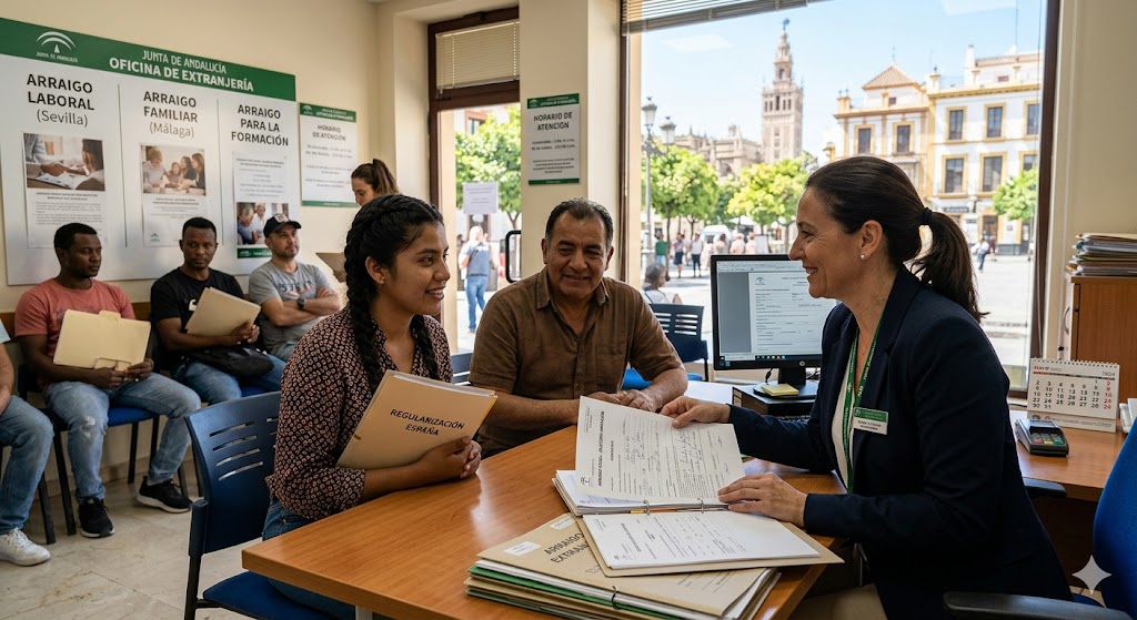 Andalucía es una de las comunidades autónomas más elegidas por quienes desean comenzar una nueva vida en España. Su clima, su cultura y las oportunidades que ofrecen ciudades como Sevilla, Málaga, Granada o Córdoba han convertido esta región en un destino ideal para miles de personas que buscan estabilidad y crecimiento personal. Dentro de ese contexto, el arraigo en Andalucía se ha convertido en una de las vías más importantes para regularizar la situación administrativa y acceder a una residencia legal que permita vivir y trabajar con tranquilidad. Entender cómo funciona el arraigo social en Andalucía, el arraigo laboral en Sevilla, el arraigo familiar en Málaga y el arraigo para la formación en Andalucía es fundamental para iniciar cualquier procedimiento con mayores garantías.