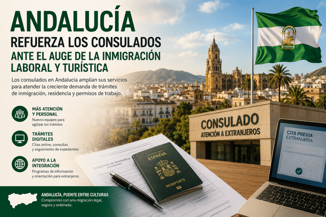 Andalucía vive una expansión migratoria vinculada al turismo, la hostelería y las campañas agrícolas.