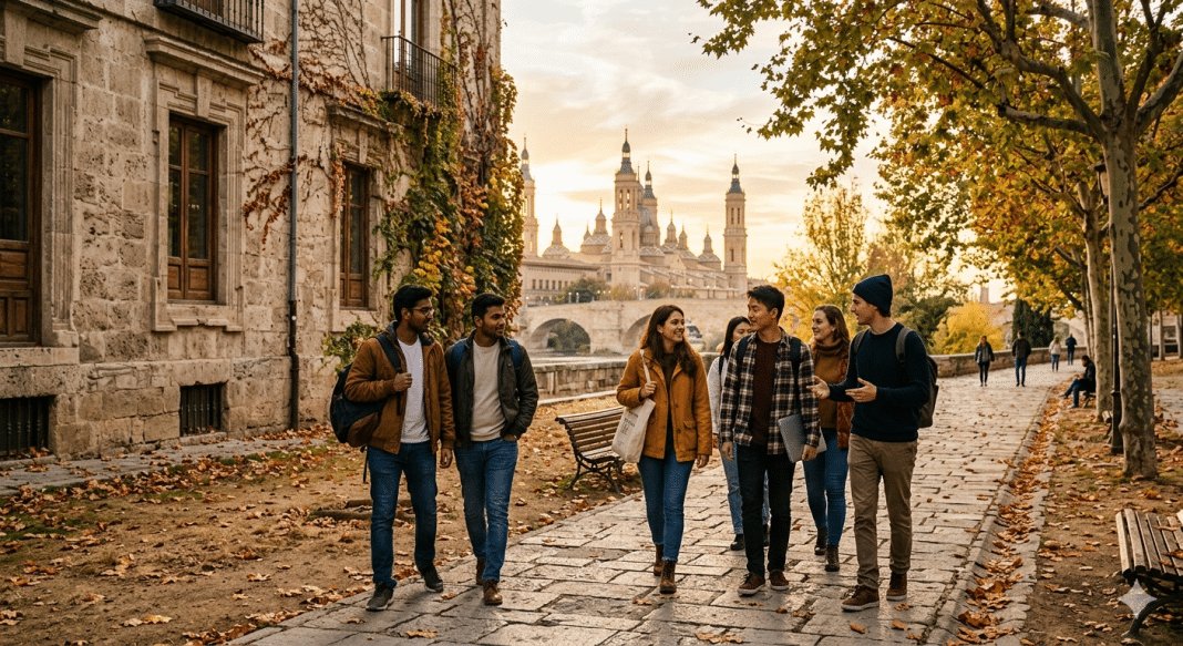 Aragón ocupa una posición geográfica privilegiada en la Península Ibérica y ha ido ganando atractivo como destino para estudiantes extranjeros en Aragón.