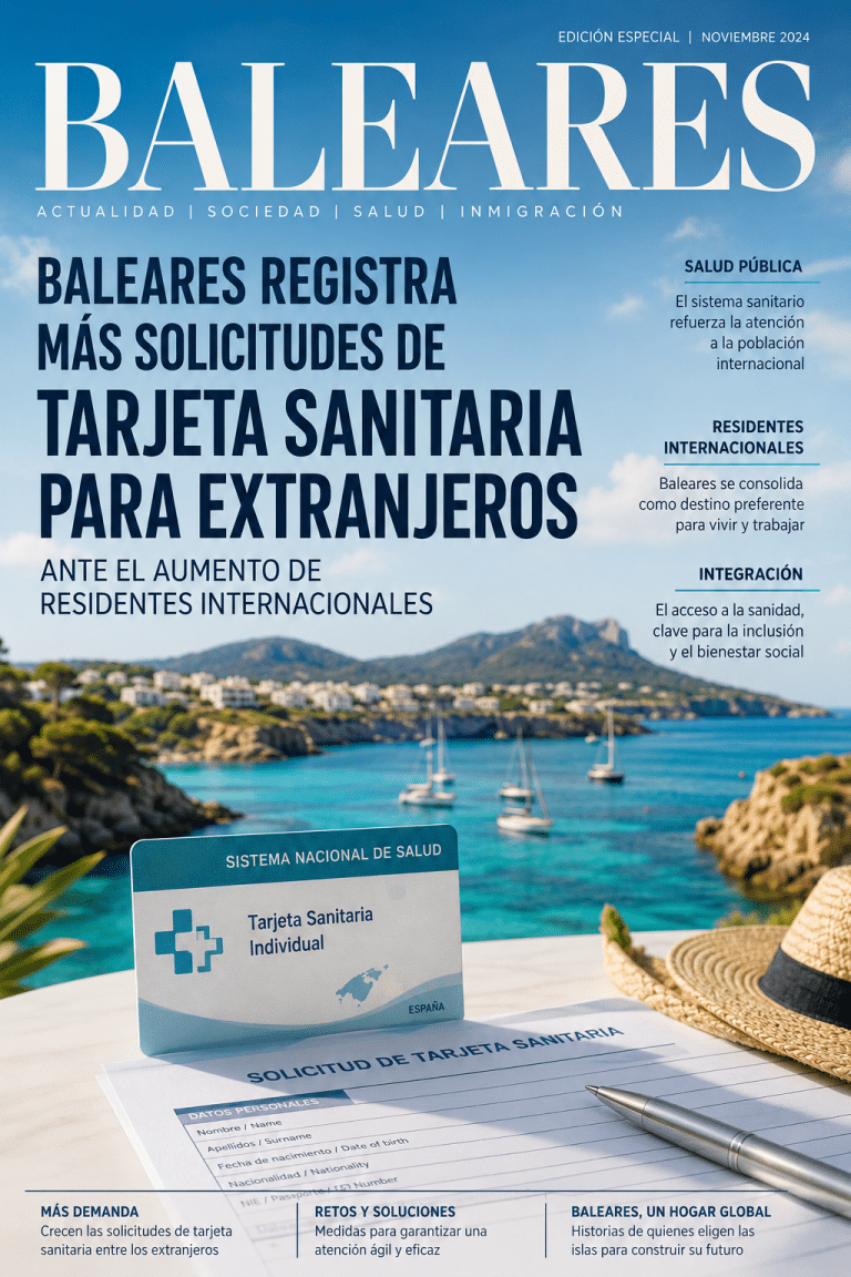 Tener acceso al sistema sanitario es una de las primeras necesidades al llegar a las islas. Poder acudir a un centro de salud con una tarjeta sanitaria para extranjeros, recibir atención médica o acceder a urgencias aporta seguridad inmediata. Muchas personas buscan información sobre cómo obtener la tarjeta sanitaria en Baleares, requisitos del IB-SALUT para extranjeros y tarjeta sanitaria para extranjeros en Mallorca antes incluso de completar su instalación en la comunidad.
