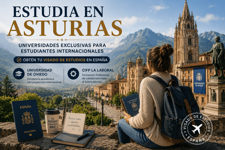 España continúa consolidándose como uno de los países más atractivos para estudiantes internacionales que buscan combinar educación de calidad, oportunidades profesionales y una experiencia de vida única dentro de Europa. En este contexto, Asturias ha comenzado a posicionarse como una de las comunidades autónomas más interesantes para quienes desean acceder a un visado de estudios en España, especialmente gracias a la calidad de sus instituciones académicas, el prestigio de sus programas y la tranquilidad que ofrece su estilo de vida. Las búsquedas relacionadas con universidades para extranjeros en Asturias, cómo estudiar en España siendo extranjero y centros educativos para obtener visado español han aumentado notablemente en los últimos años, impulsadas por el creciente interés internacional hacia esta región del norte español.