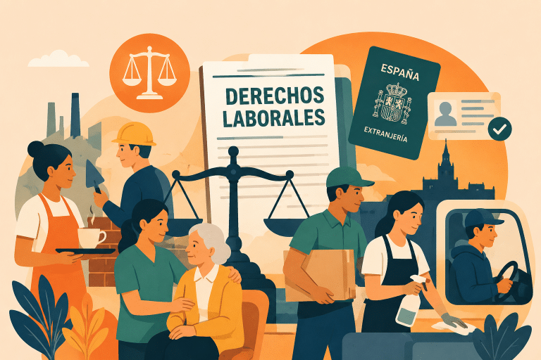 Asturias recibe cada año a personas que buscan estabilidad. En Oviedo, Gijón, Avilés, Mieres, Langreo y otras localidades, personas extranjeras sostienen sectores como la hostelería, la limpieza, el cuidado de mayores, la construcción, el comercio, la industria, el transporte, la pesca, la ganadería, los servicios domésticos y los empleos temporales. Conocer los derechos laborales para inmigrantes en Asturias no es solo una cuestión de papeles. Es una manera de proteger la dignidad, el salario, el tiempo y el futuro.