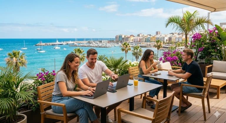 El archipiélago canario se ha transformado en la puerta de entrada más atractiva para quienes buscan una nueva vida en España con garantías de éxito y bienestar inmediato. La adaptación de extranjeros en España encuentra en estas islas un terreno fértil gracias a una sociedad abierta que facilita la integración cultural de inmigrantes de forma orgánica y sin fricciones. Al elegir las islas, el ciudadano internacional no solo busca un cambio de residencia, sino un ecosistema que potencie su desarrollo personal y profesional. El clima eterno de Canarias actúa como un motor de salud mental, eliminando el estrés asociado a los climas extremos y permitiendo que el proceso de arraigo en España se viva desde una perspectiva de disfrute y serenidad. Esta estabilidad ambiental, sumada a una seguridad jurídica envidiable, convierte a la región en el destino predilecto para la inmigración de alto valor que desea combinar estabilidad y prosperidad.
